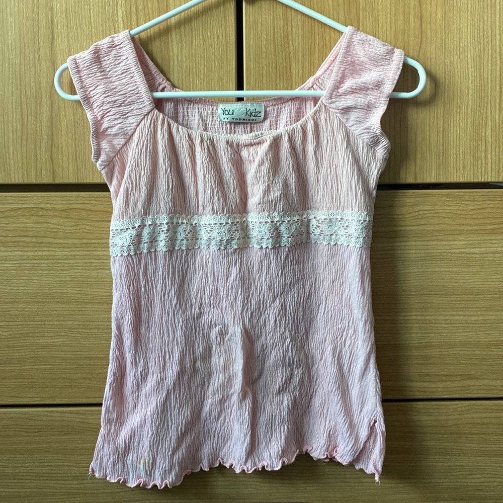 Y2k milkmaid top